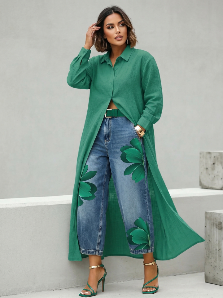 Abrilina | Pantalón Pétalos Modernos