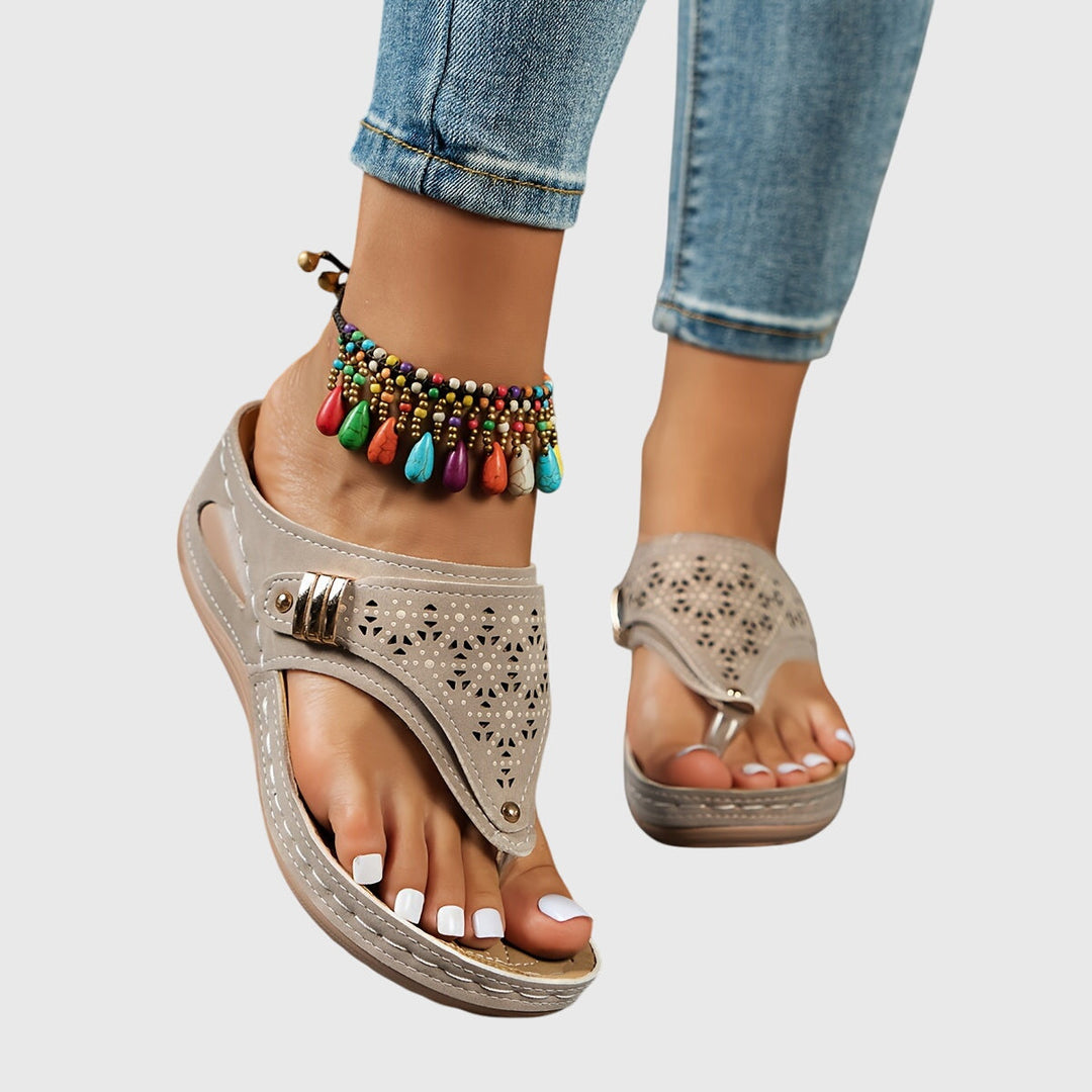 Nicolasa | Sandalias Brillo de Zamora
