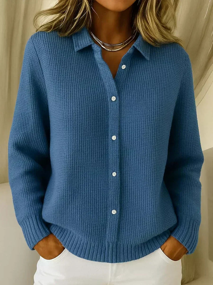 Delphine™ | Collared Autumn Sweater
