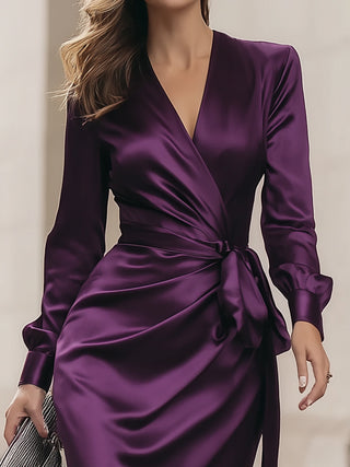 Clara | Wrap Midi Dress