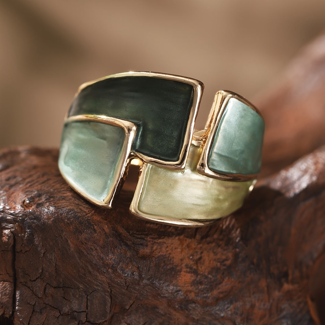 Berenguela | Anillo Esmeralda Geométrico