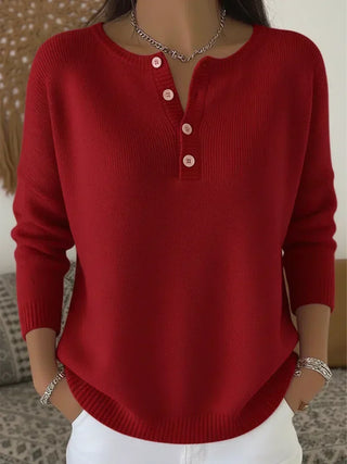 Elodie™ | Henley Autumn Sweater