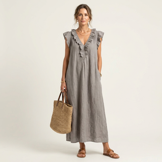 Cressida™ | Linen Grace Maxi Dress