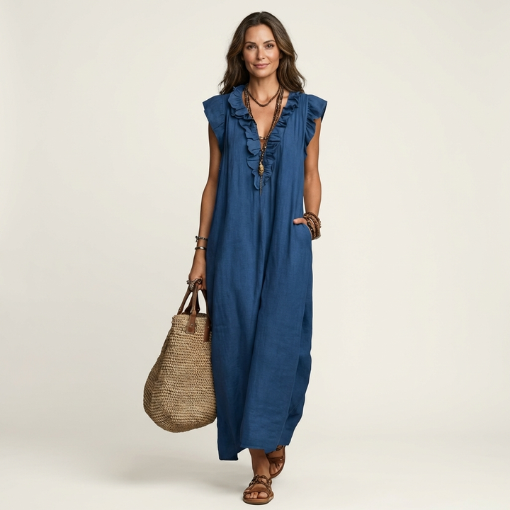 Cressida™ | Linen Grace Maxi Dress
