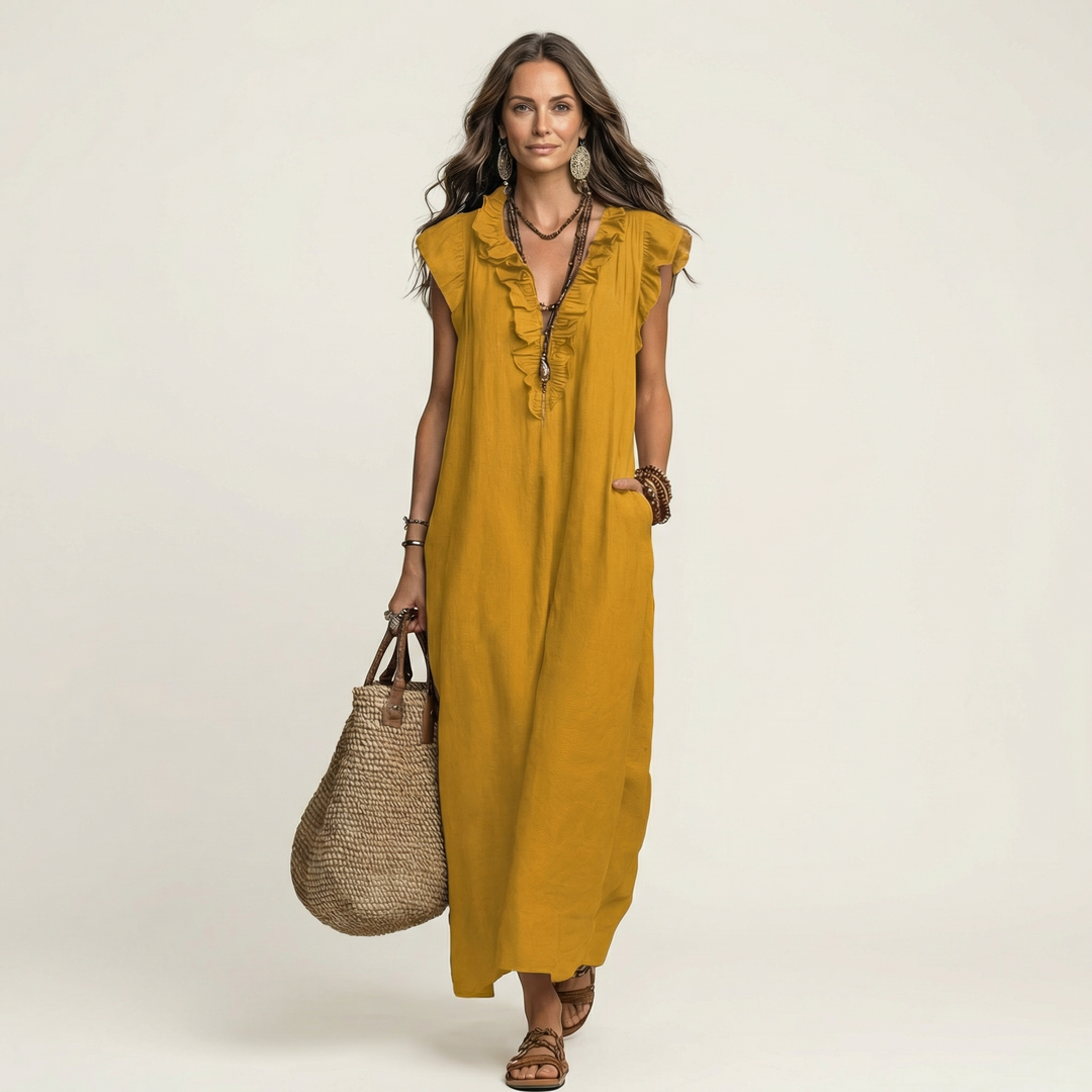 Cressida™ | Linen Grace Maxi Dress