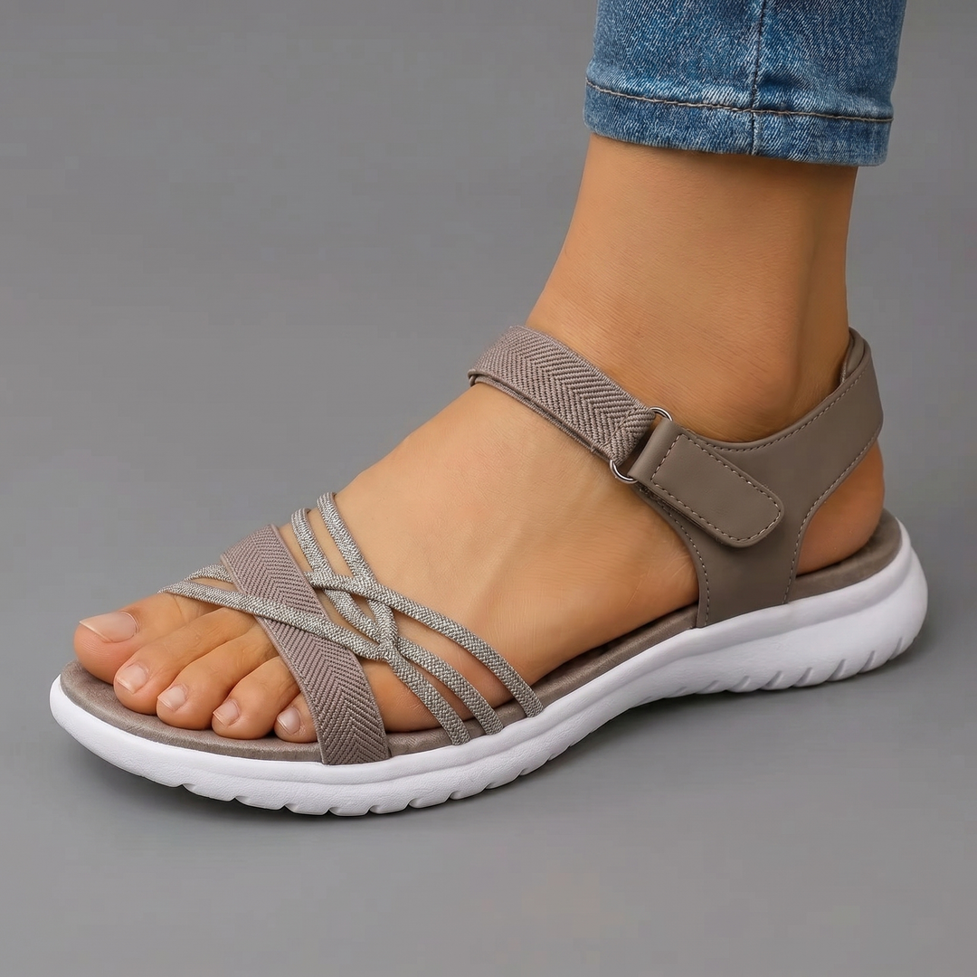 Elsie™ | Orthopedic Cross-Strap Sandals