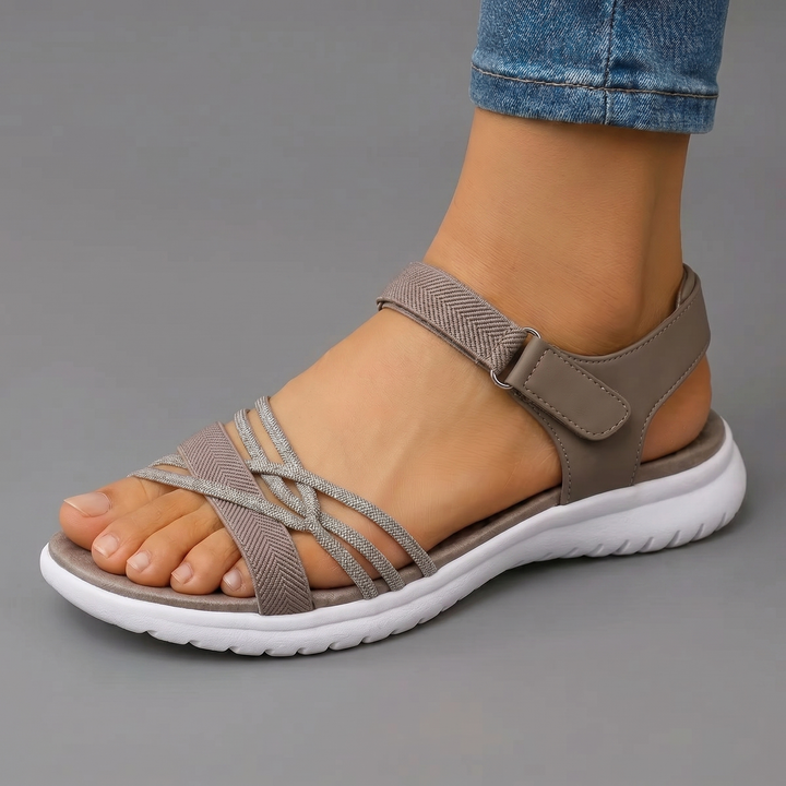 Elsie™ | Orthopedic Cross-Strap Sandals