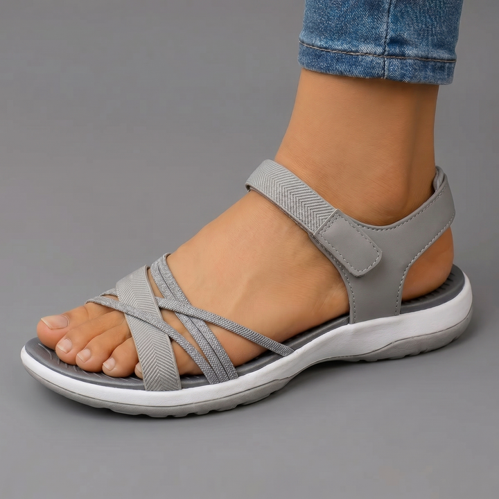Elsie™ | Orthopedic Cross-Strap Sandals
