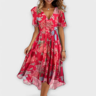 Avery | Blooming Breeze Midi Dress