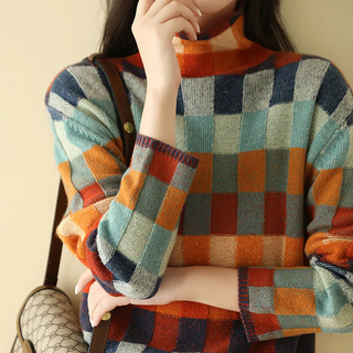 Tilly™ | Multicolour Check Luxe Sweater