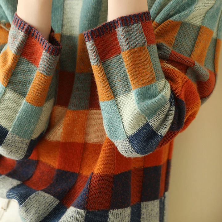Tilly™ | Multicolour Check Luxe Sweater