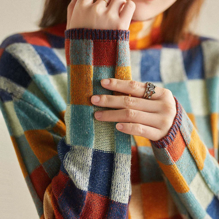 Tilly™ | Multicolour Check Luxe Sweater