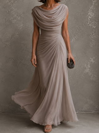 Celeste™ | Draped Evening Elegance Dress