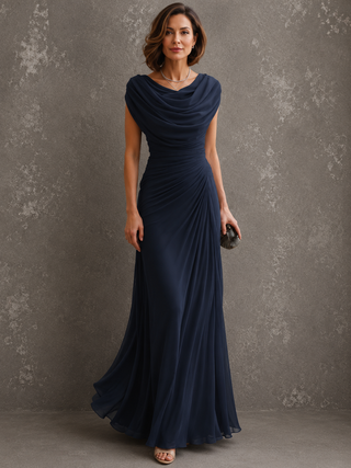Celeste™ | Draped Evening Elegance Dress