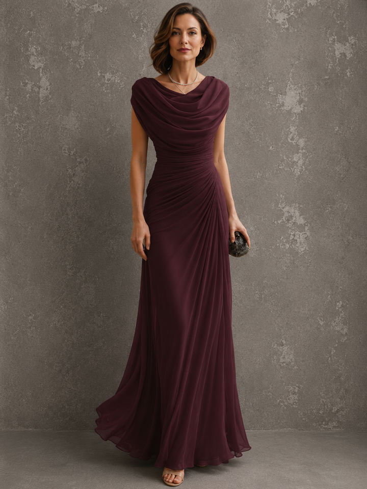 Celeste™ | Draped Evening Elegance Dress
