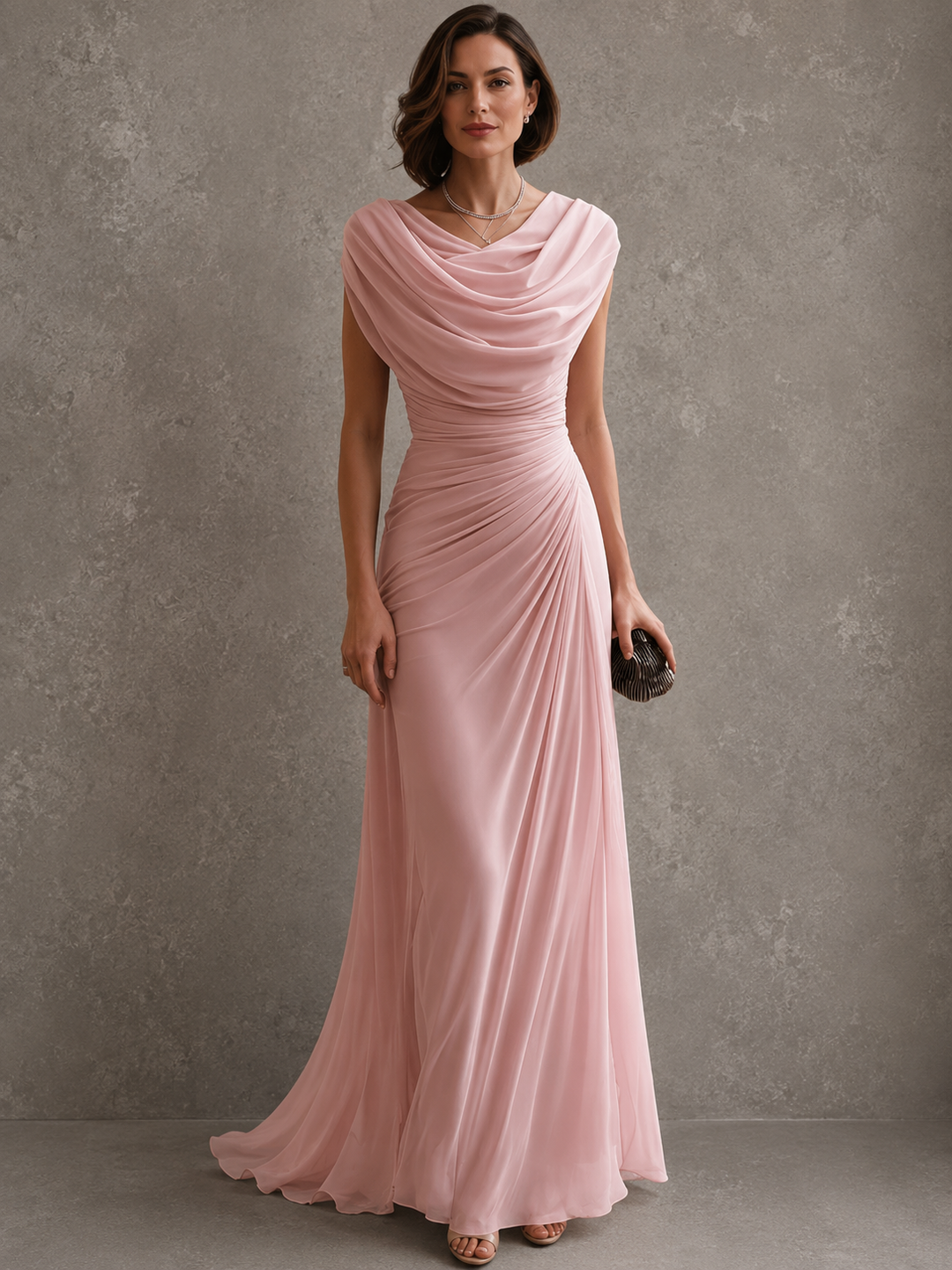 Celeste™ | Draped Evening Elegance Dress