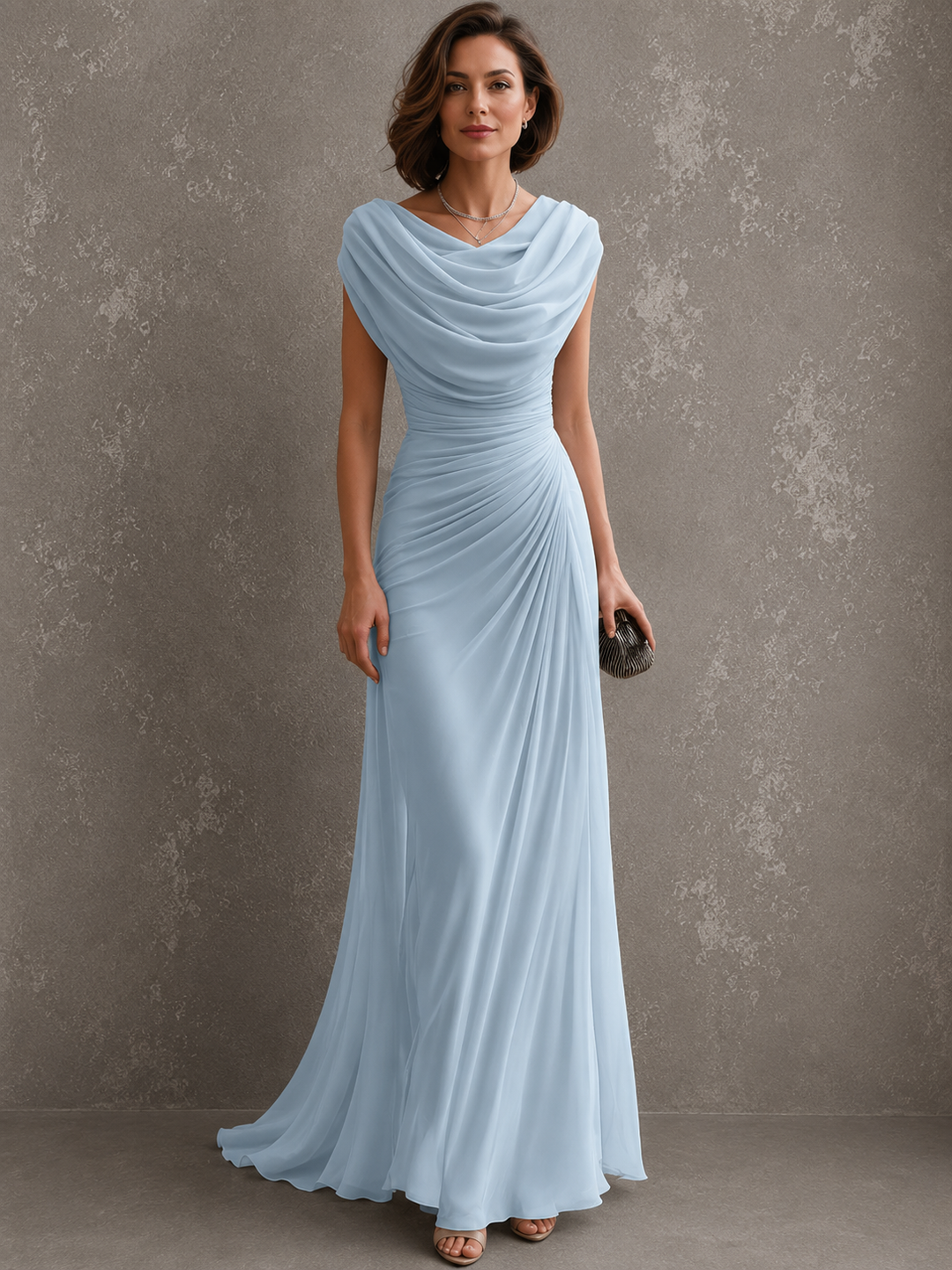 Celeste™ | Draped Evening Elegance Dress