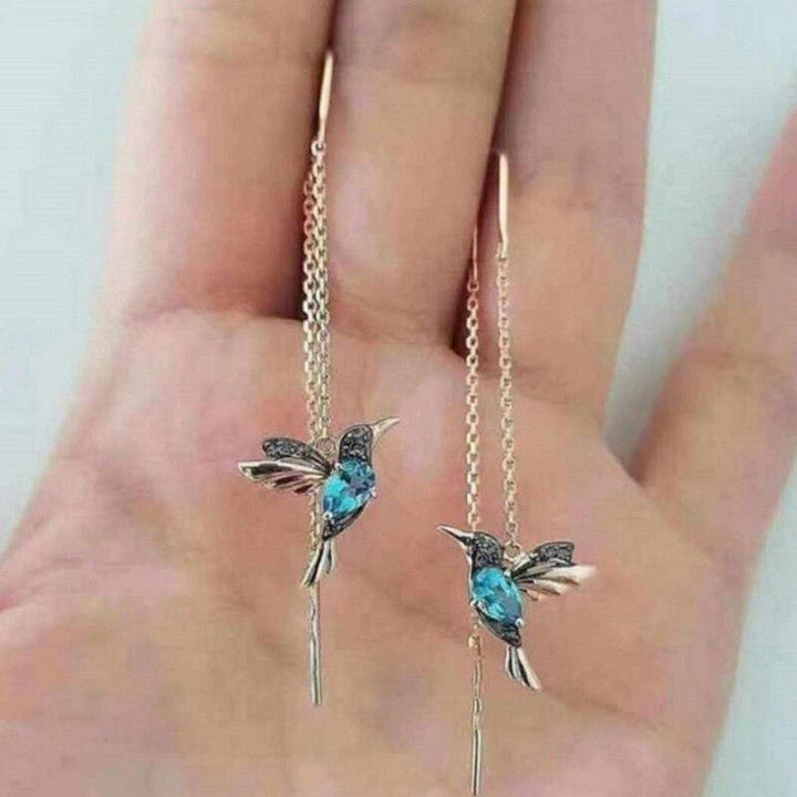 Mayor | Pendientes Colibrí Granate