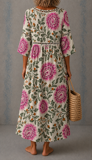 Celestine™ | Wildflower Bloom Midi Dress