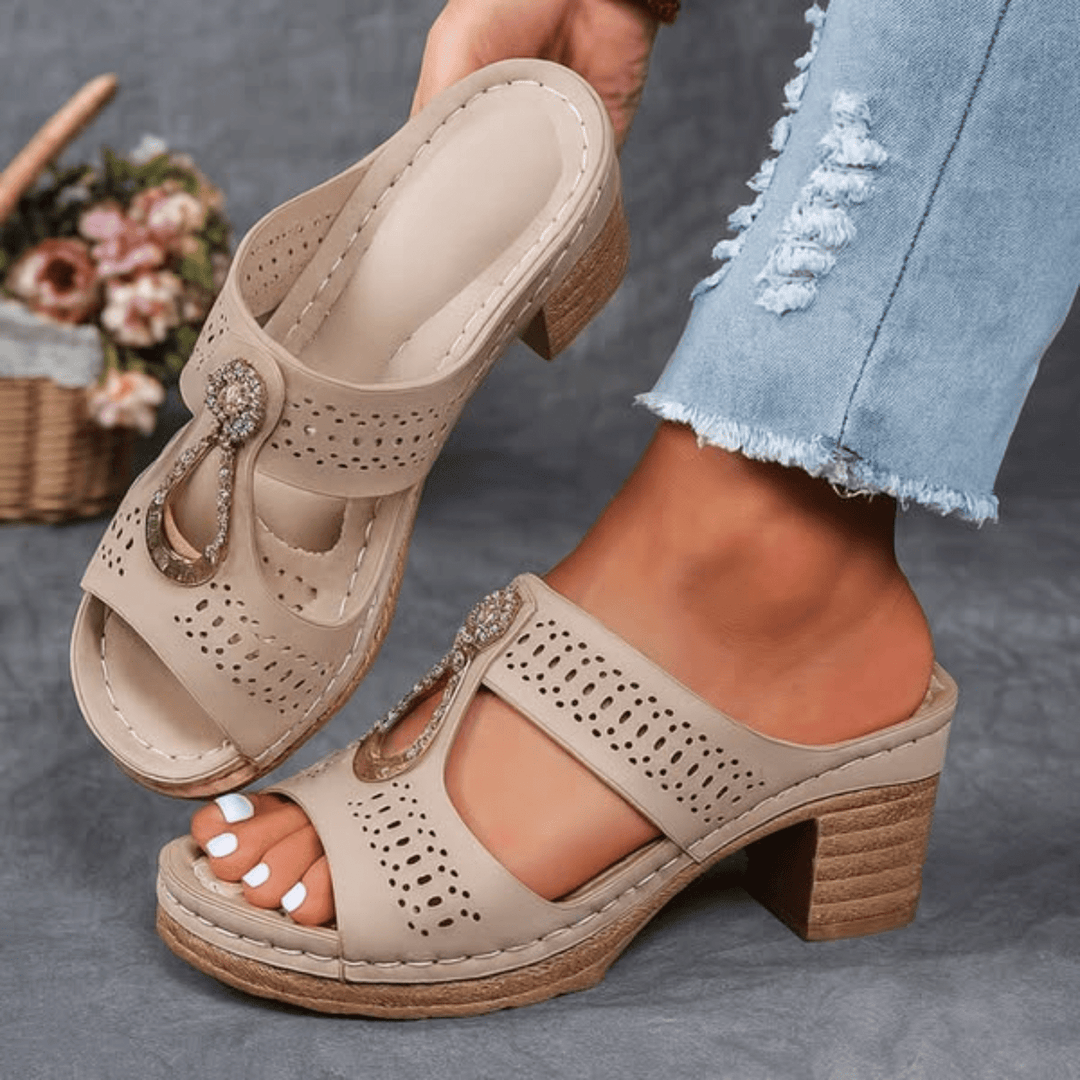 Gregoria | Sandalias Caladas Con Tacón