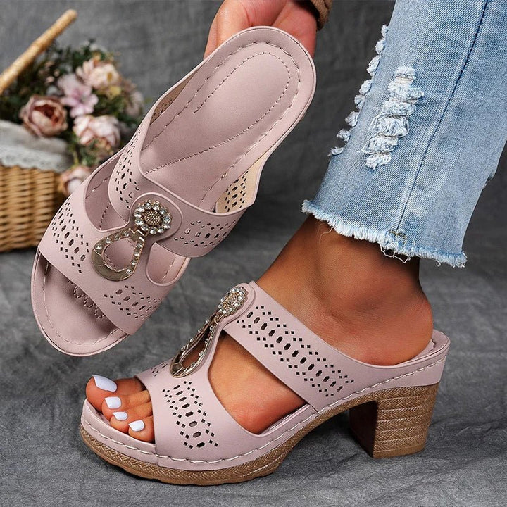 Gregoria | Sandalias Caladas Con Tacón