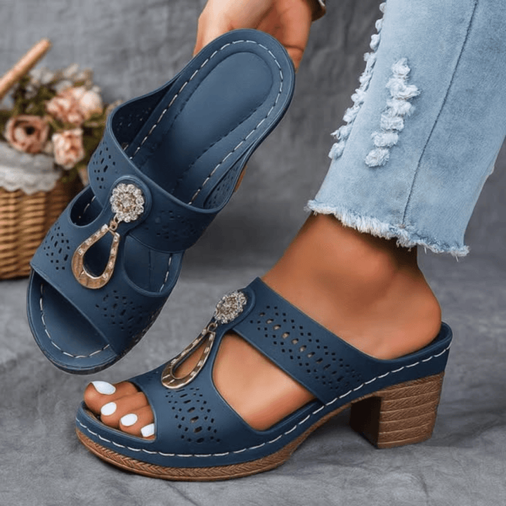 Gregoria | Sandalias Caladas Con Tacón