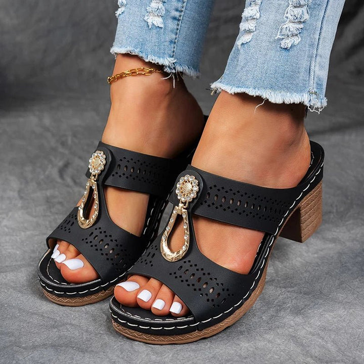 Gregoria | Sandalias Caladas Con Tacón