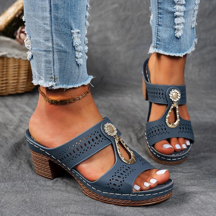 Gregoria | Sandalias Caladas Con Tacón