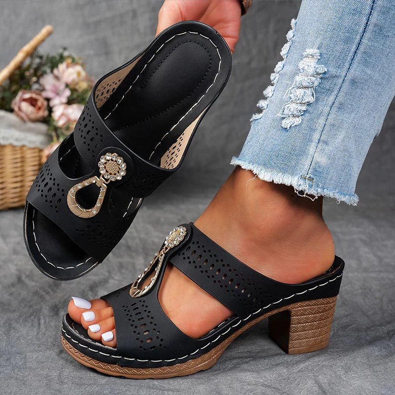 Gregoria | Sandalias Caladas Con Tacón
