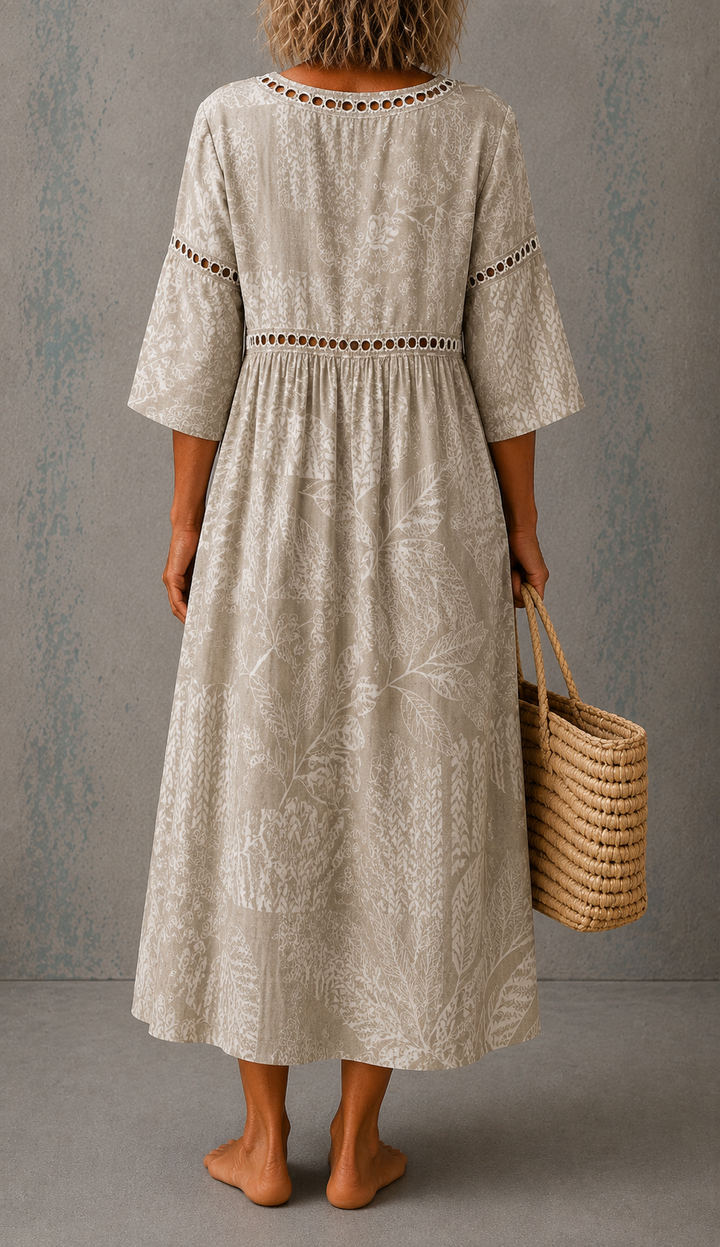 Hazel™ | Wildflower Linen Dress