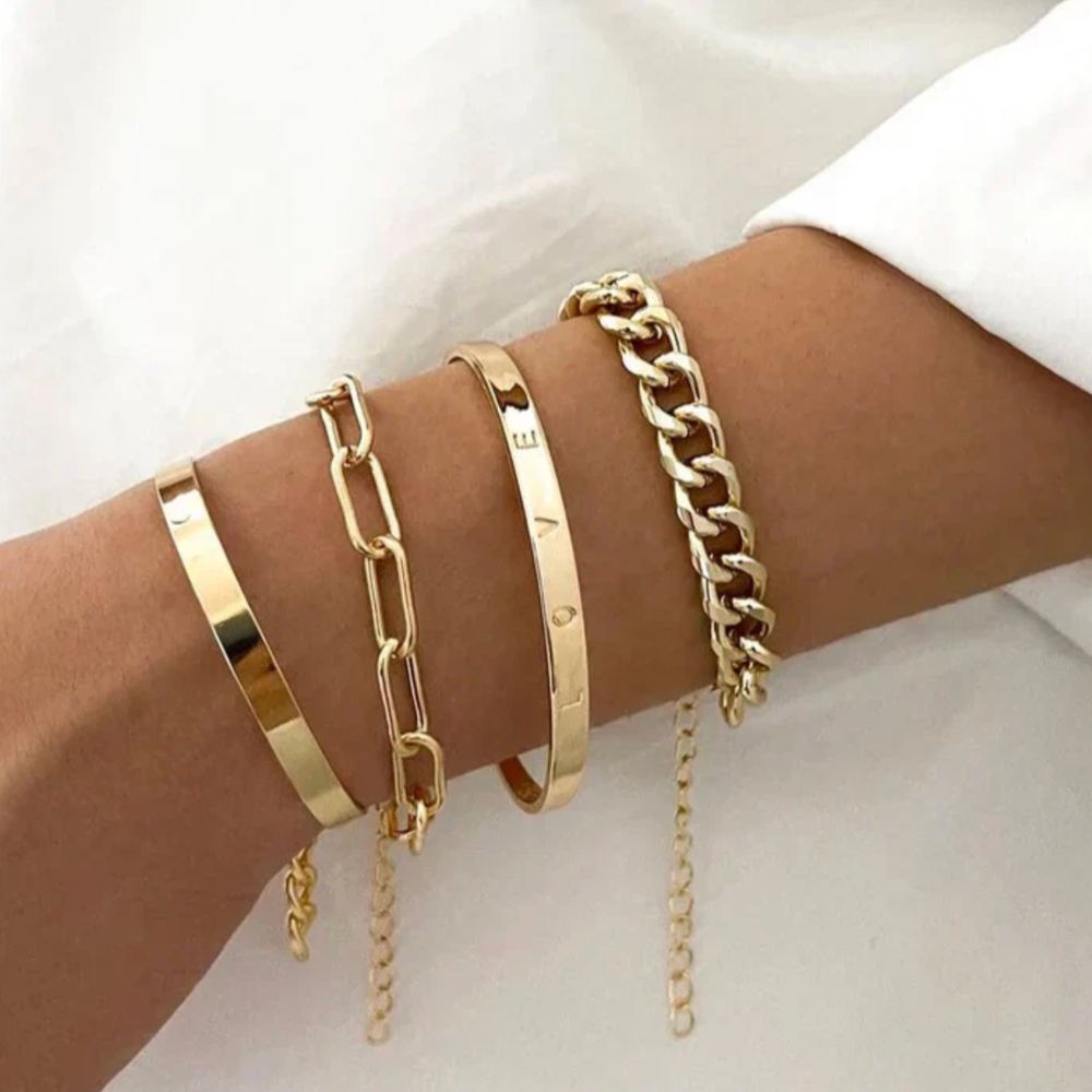 Rocío | Pulsera Trio Dorado