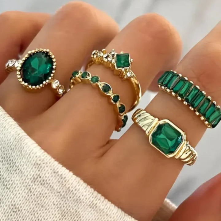 Isabel | Anillo Esmeralda Radiante
