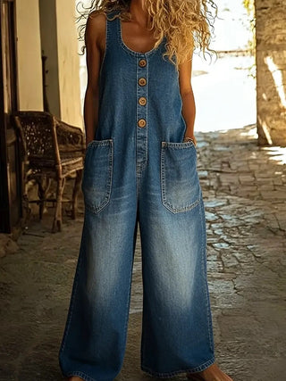 Harper™ | Effortless Denim Dungarees