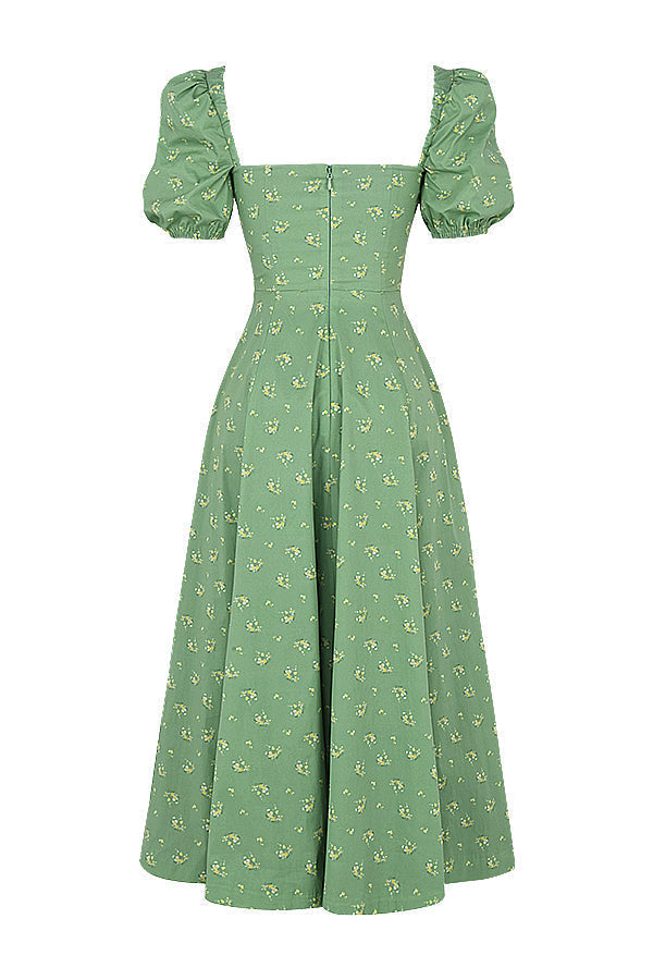 Lucía | Vestido Escote Fruncido