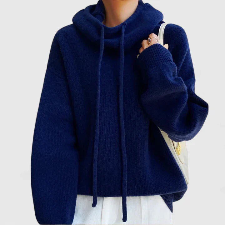 Elowyn™ | Sage Luxe Cowl-Neck Sweater