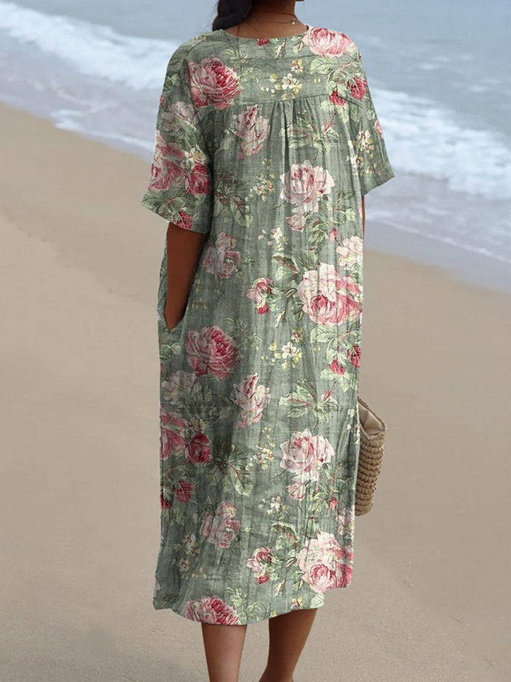 Saturnina | Vestido Rosas de Antaño