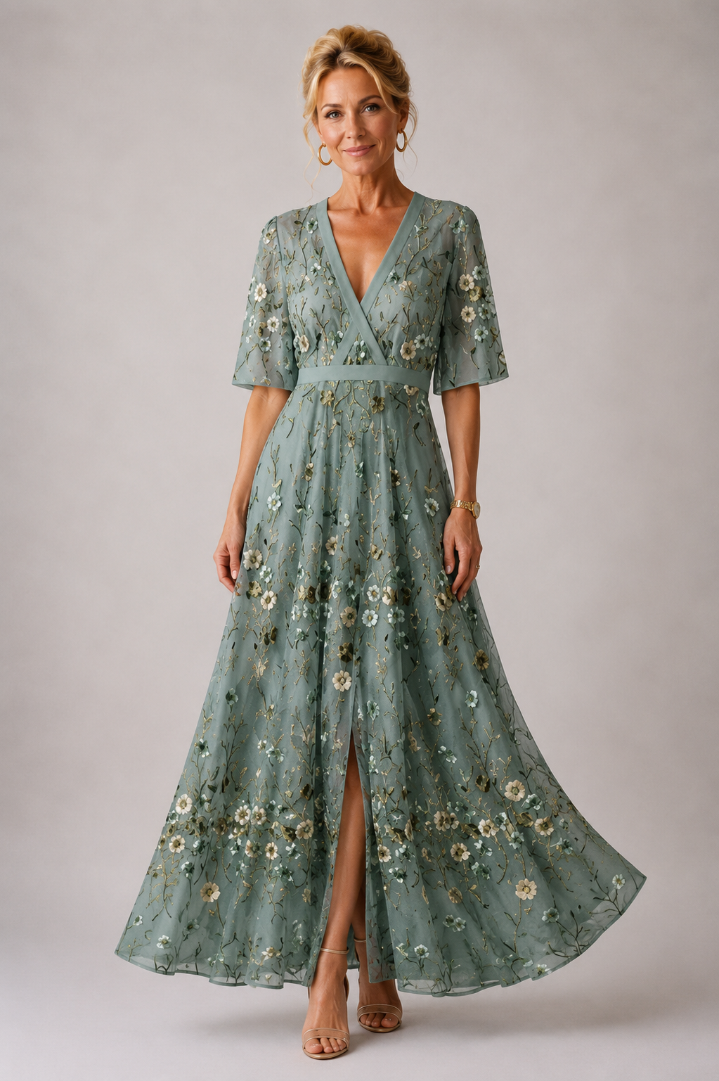 Elowen™ | Enchanted Garden Wrap Dress