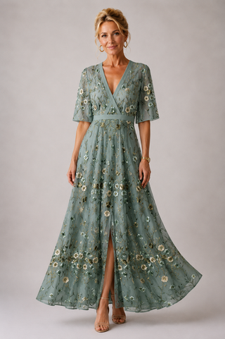 Elowen™ | Enchanted Garden Wrap Dress